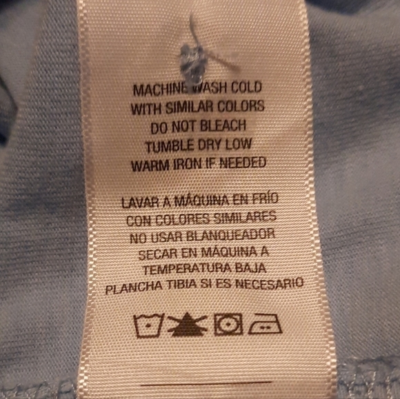 Simply Styled Girls Blue Blouse Size Medium - Picture 5 of 5